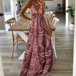 Gweneth™ | Robe bohème sans manches | Maya Deauville
