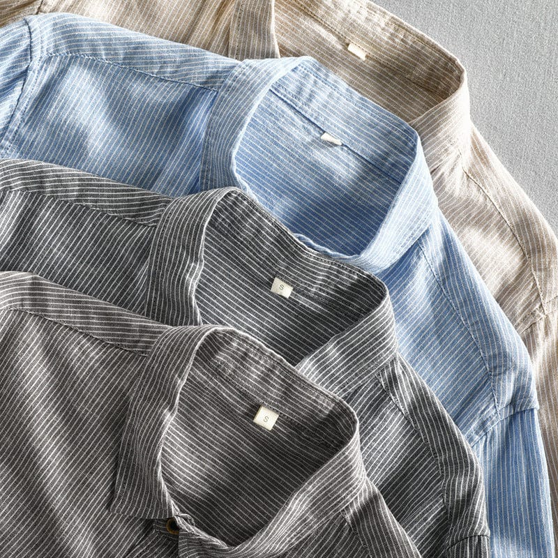 Philip™ | Chemise en lin et coton Palm Beach | Maya Deauville