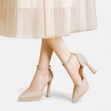 Talons en Cuir Evette | Maya Deauville