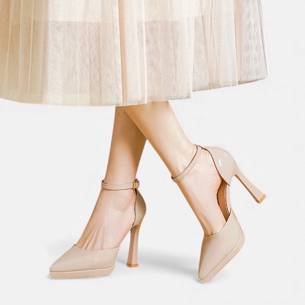 Talons en Cuir Evette | Maya Deauville