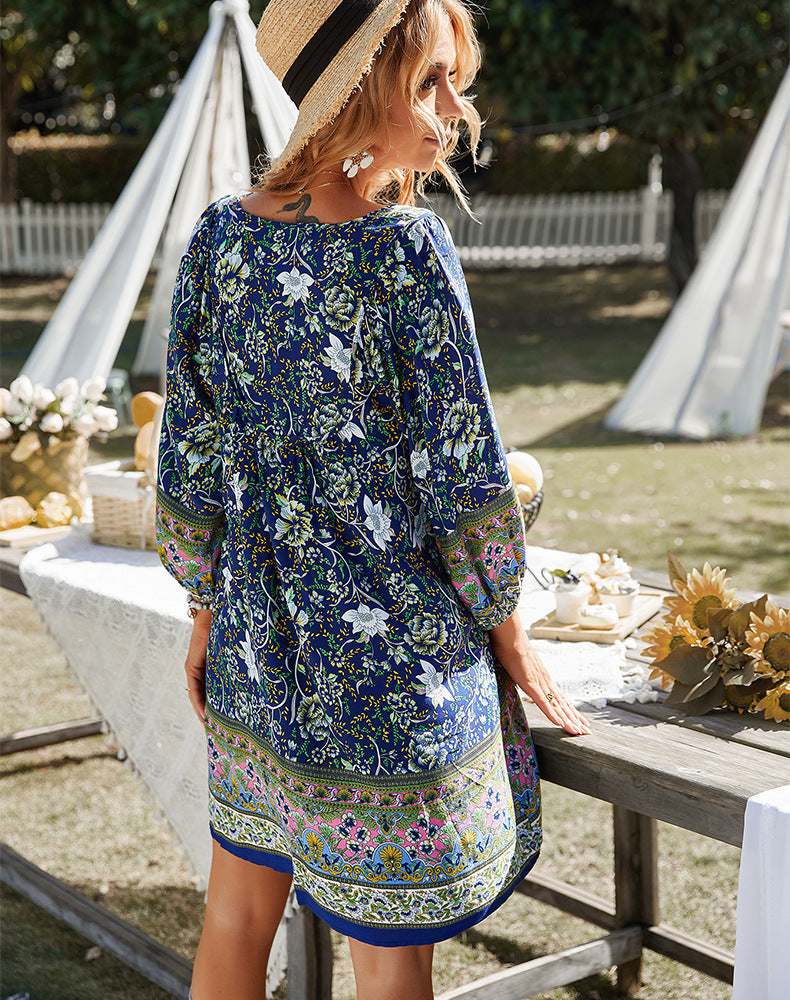 Briseis | Robe Tunique Bohémienne | Maya Deauville
