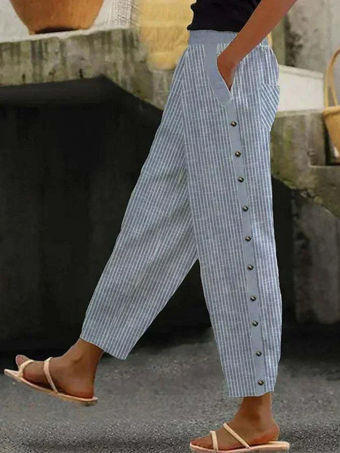 Romé | Pantalon estival rayé | Maya Deauville
