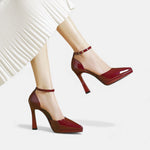 Talons en Cuir Evette | Maya Deauville