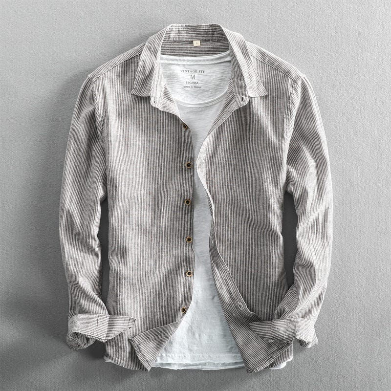 Philip™ | Chemise en lin et coton Palm Beach | Maya Deauville