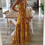 Gweneth™ | Robe bohème sans manches | Maya Deauville