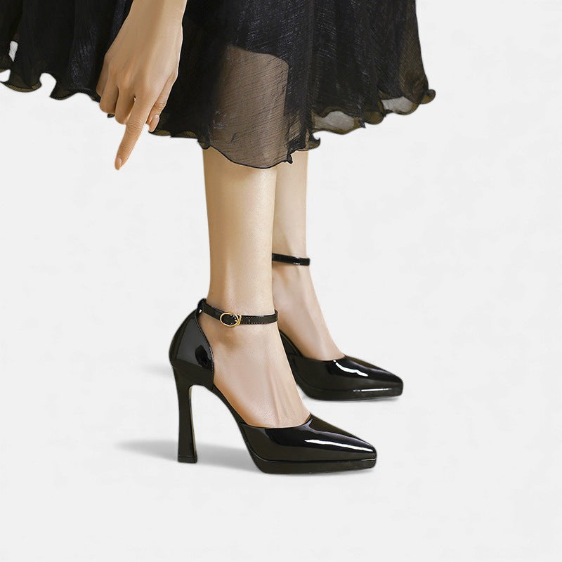 Talons en Cuir Evette | Maya Deauville