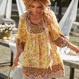 Briseis | Robe Tunique Bohémienne | Maya Deauville