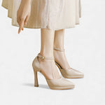 Talons en Cuir Evette | Maya Deauville