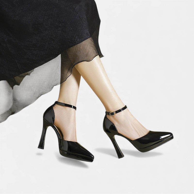 Talons en Cuir Evette | Maya Deauville