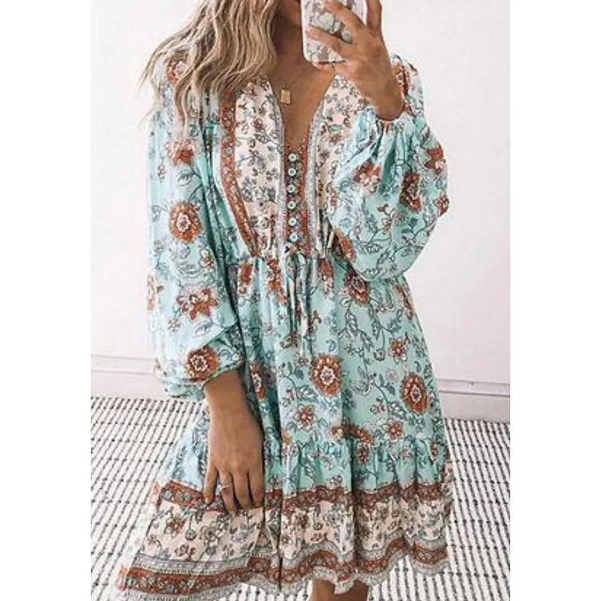 Briseis | Robe Tunique Bohémienne | Maya Deauville