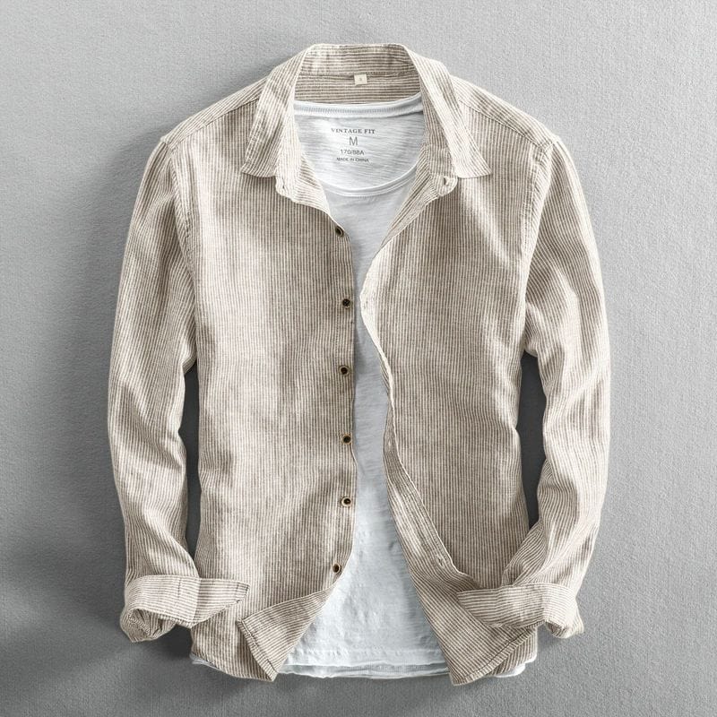 Philip™ | Chemise en lin et coton Palm Beach | Maya Deauville