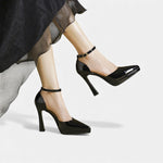 Talons en Cuir Evette | Maya Deauville