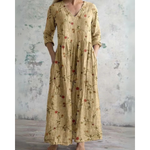 ELEANOR | Robe maxi florale vintage | Maya Deauville