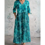ELEANOR | Robe maxi florale vintage | Maya Deauville