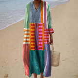 Robe d’Été Imprimée Flatteuse | Maya Deauville