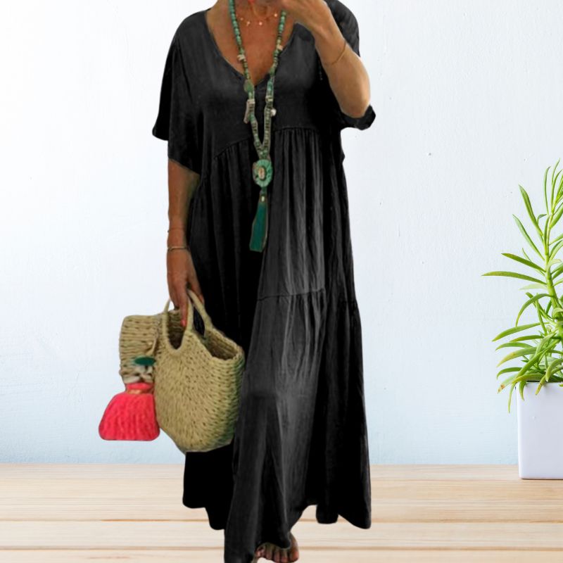Maelis | Robe en Coton Lin | Maya Deauville