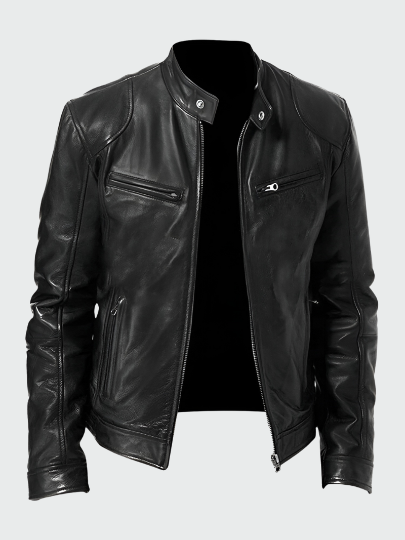 Marc™ | Veste en Cuir au Caractère Unique | Maya Deauville