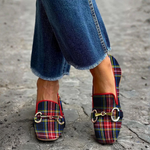 Mélani™ | Mocassin à carreaux | Maya Deauville