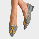 Odessie | Mocassin à carreaux moderne | Maya Deauville