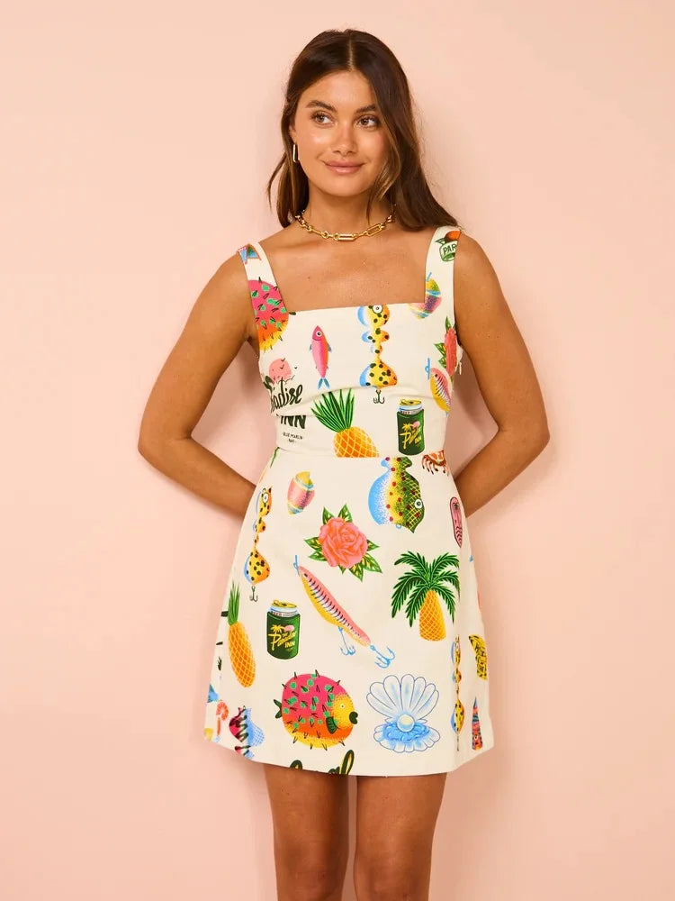 Azalée | Robe Tropicale Délice | Maya Deauville
