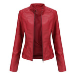 Milena™ | Veste en Cuir Élégante | Maya Deauville