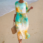 Robe longue fluide chic et confortable | Maya Deauville