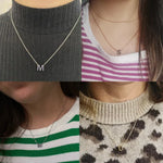 Collier Pendentif Alphabet Brillant | Maya Deauville