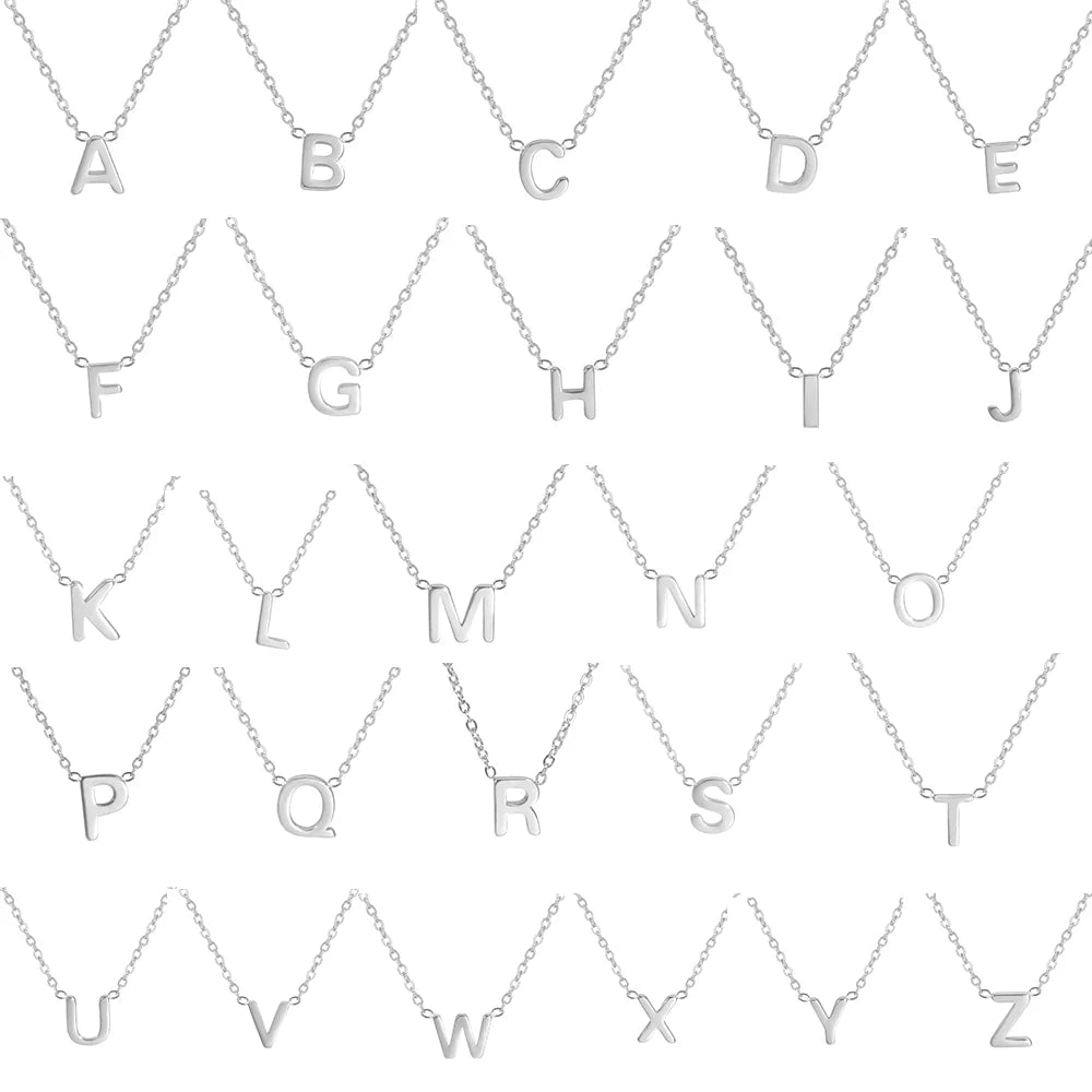 Collier Pendentif Alphabet Brillant | Maya Deauville