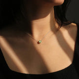 Collier Solitaire élégant en Cristal | Maya Deauville