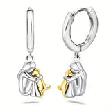 Ginny™ – boucles d’oreilles motif chien (fermeture ronde) | Maya Deauville