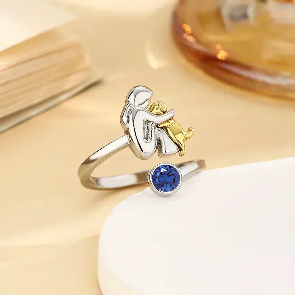 Rose™ – Bague motif chien | Maya Deauville