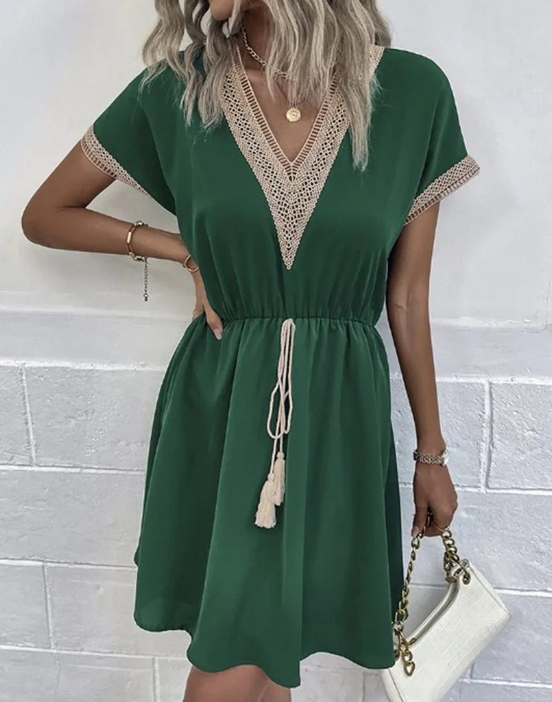 Sabrina | Robe Bohémienne Élégante | Maya Deauville
