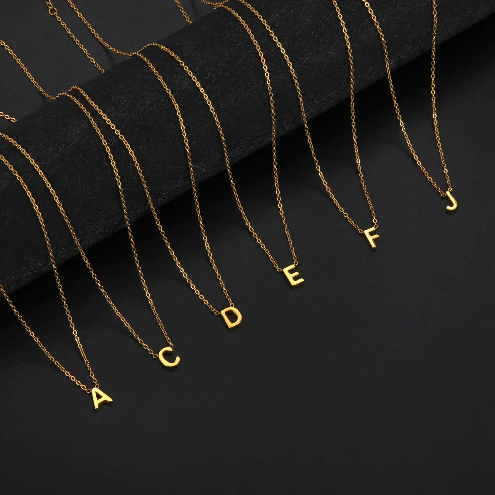 Collier Pendentif Alphabet Brillant | Maya Deauville