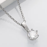 Collier Pendentif Classique en Zirconium | Maya Deauville