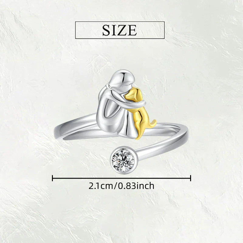 Rose™ – Bague motif chien | Maya Deauville
