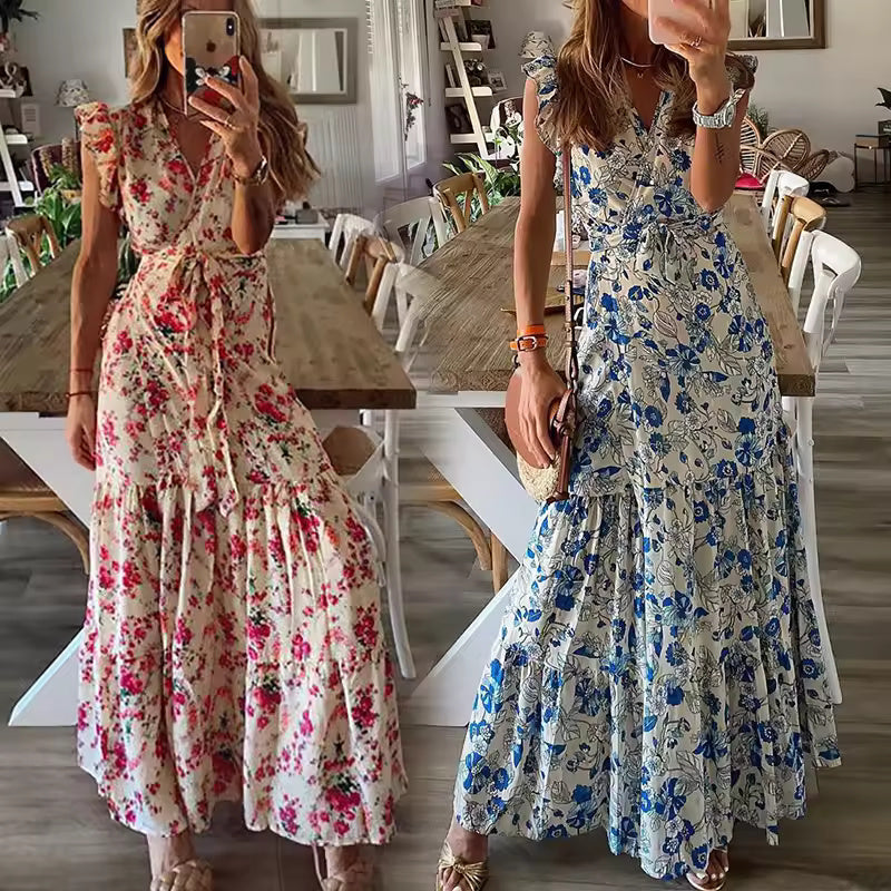 Shera | Robe Maxi Florale | Maya Deauville