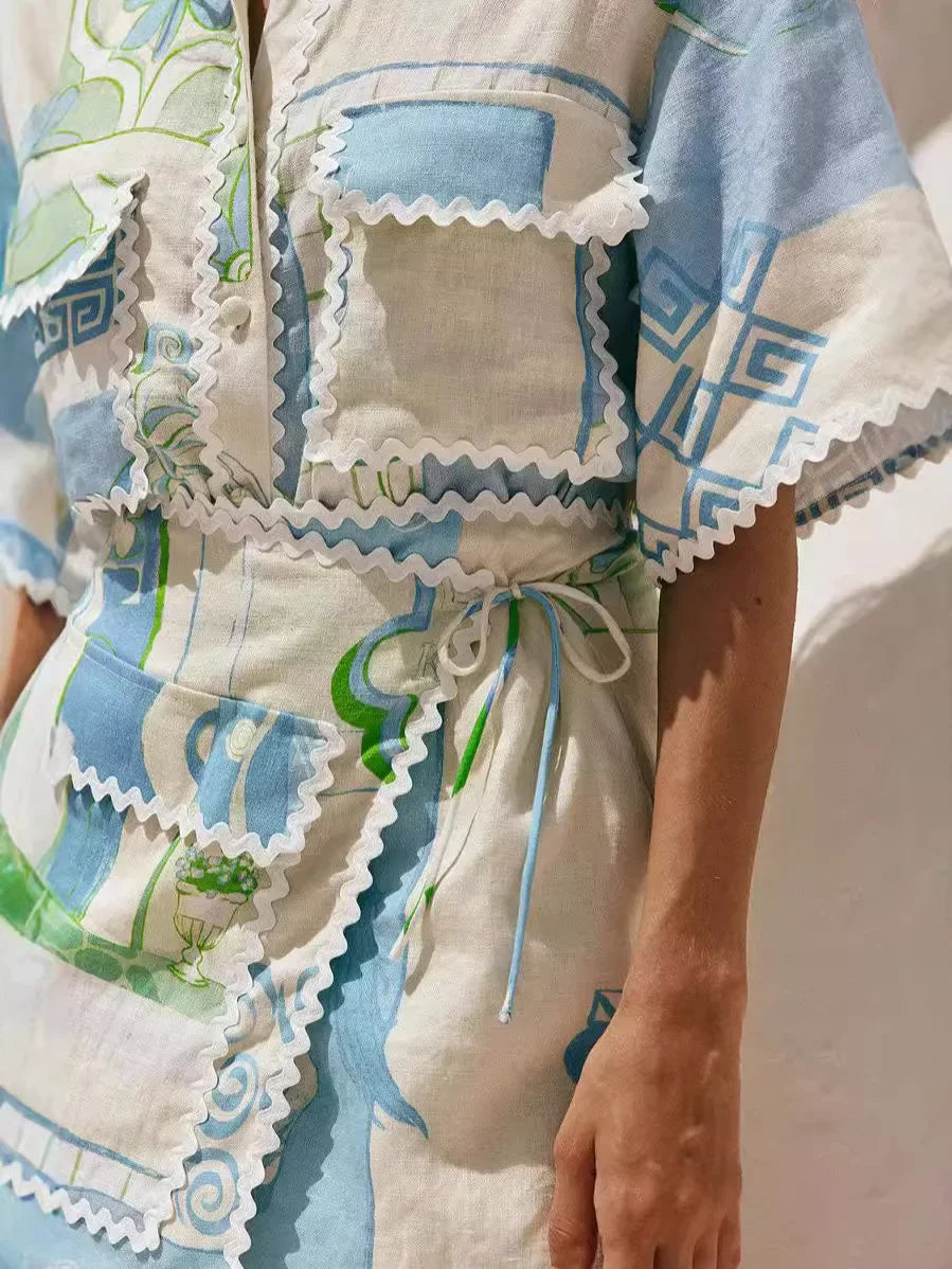 Solene | Ensemble Patchwork Chic | Maya Deauville