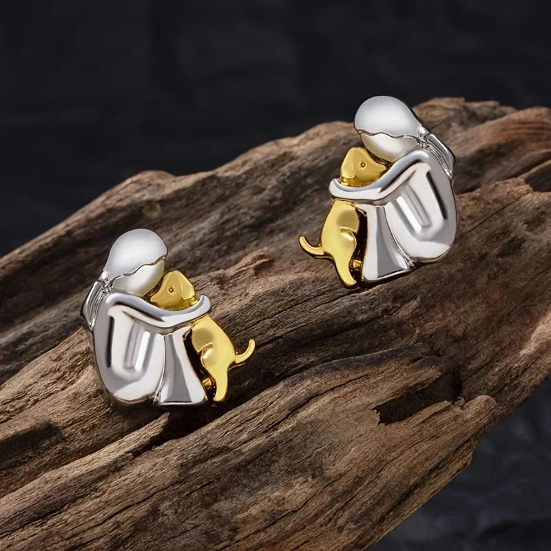 Lisa™ – boucles d’oreilles motif chien | Maya Deauville