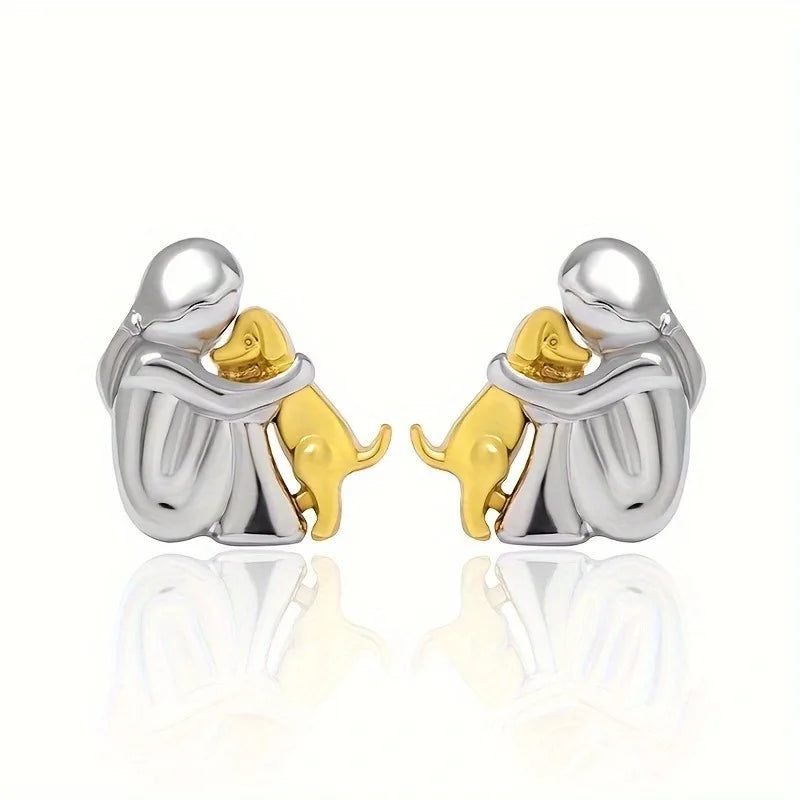 Lisa™ – boucles d’oreilles motif chien | Maya Deauville