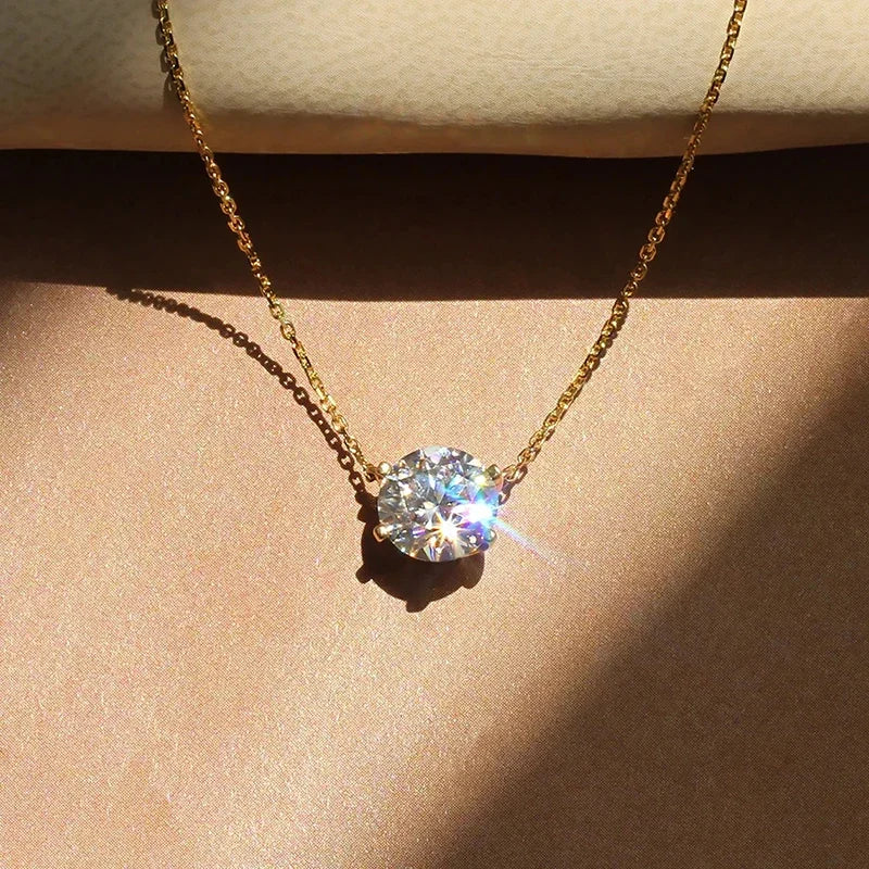 Collier Solitaire élégant en Cristal | Maya Deauville