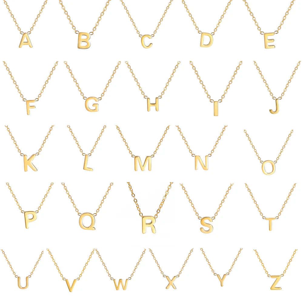 Collier Pendentif Alphabet Brillant | Maya Deauville