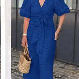 LYNORA | Robe midi élégante à encolure en v | Maya Deauville