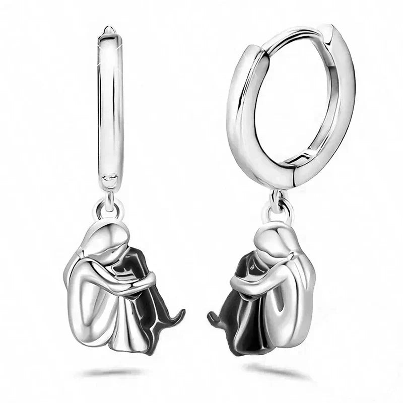 Ginny™ – boucles d’oreilles motif chien (fermeture ronde) | Maya Deauville