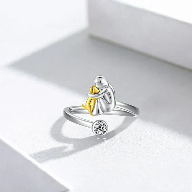 Rose™ – Bague motif chien | Maya Deauville
