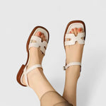 Clover | Sandales en Cuir élégantes | Maya Deauville
