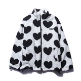 Océane™ | Manteau Réversible Cœur | Collection Exclusive | Maya Deauville