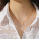 Collier Pendentif Alphabet Brillant | Maya Deauville