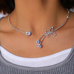 Collier Ras-du-Cou Crystal Bloom | Maya Deauville