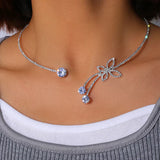 Collier Ras-du-Cou Crystal Bloom | Maya Deauville