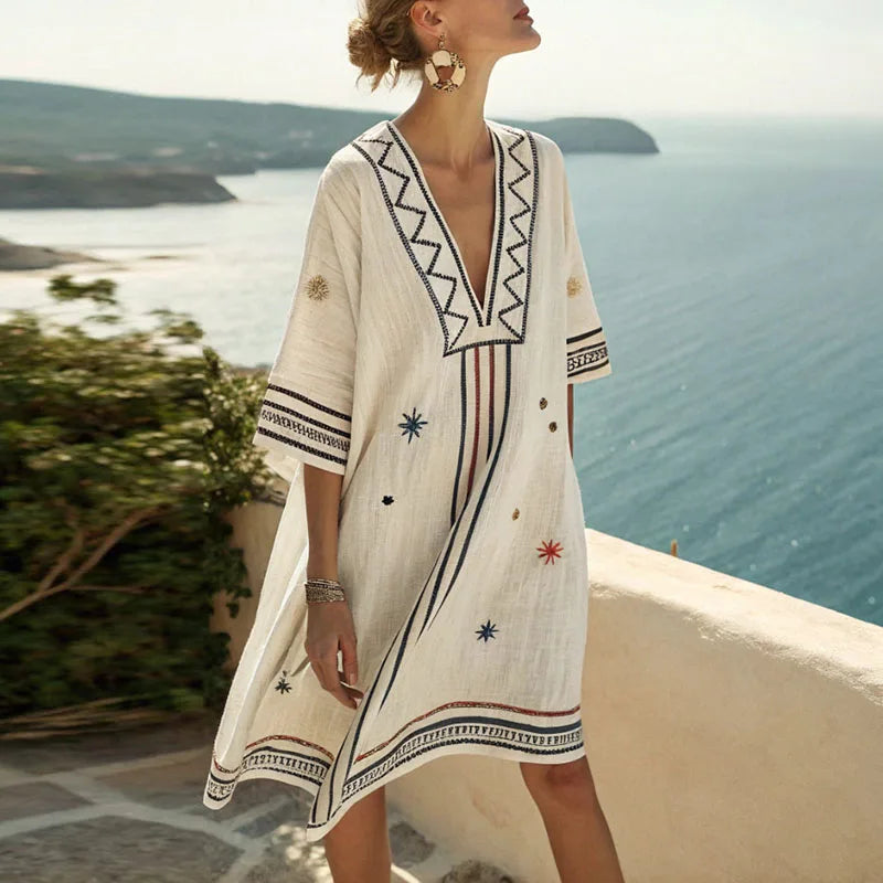 Naomi | Robe de Plage Élégante et Polyvalente pour les Jours d’Été | Maya Deauville